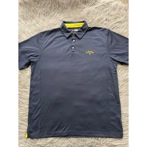 Callaway‎ Dri-fit Golf Polo Men's Large Navy